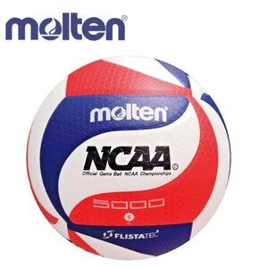 Molten V5M5000-3N Flistatec NCAA Volleyball - Red/White/Blue- PU Microfiber Ball